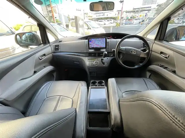 トヨタ エスティマ アエラス 兵庫県 2011(平23)年 9万km ブラック (株)IDOMが運営する【じしゃロン西宮店】の自社ローン専用車両になります。こちらは現金またはオートローンご利用時の価格です。自社ローンご希望の方は別途その旨お申付け下さい/＊ETC/＊バックカメラ/＊パワステ/＊パワーウィンドウ/＊クルーズコントロールあり/＊フルセグ/＊片側パワスラ/＊オートライト