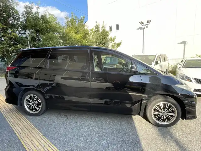 トヨタ エスティマ アエラス 兵庫県 2011(平23)年 9万km ブラック (株)IDOMが運営する【じしゃロン西宮店】の自社ローン専用車両になります。こちらは現金またはオートローンご利用時の価格です。自社ローンご希望の方は別途その旨お申付け下さい/＊ETC/＊バックカメラ/＊パワステ/＊パワーウィンドウ/＊クルーズコントロールあり/＊フルセグ/＊片側パワスラ/＊オートライト