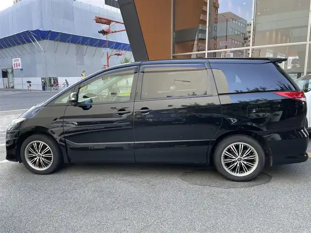 トヨタ エスティマ アエラス 兵庫県 2011(平23)年 9万km ブラック (株)IDOMが運営する【じしゃロン西宮店】の自社ローン専用車両になります。こちらは現金またはオートローンご利用時の価格です。自社ローンご希望の方は別途その旨お申付け下さい/＊ETC/＊バックカメラ/＊パワステ/＊パワーウィンドウ/＊クルーズコントロールあり/＊フルセグ/＊片側パワスラ/＊オートライト