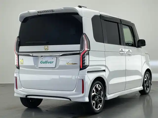ホンダ Ｎ ＢＯＸ カスタム G EX ターボ ホンダセンシング 愛知県 2019(令1)年 6.4万km プラチナホワイトパール 純正８型ナビ　バックカメラ　禁煙車　ホンダセンシング　ハーフレザー　純正ドラレコ　スーパースライドシート　衝突軽減　追従クルコン　ハンドル支援　ＥＴＣ　誤発進抑制　ＬＥＤオートライト　ナノイーエアコン
