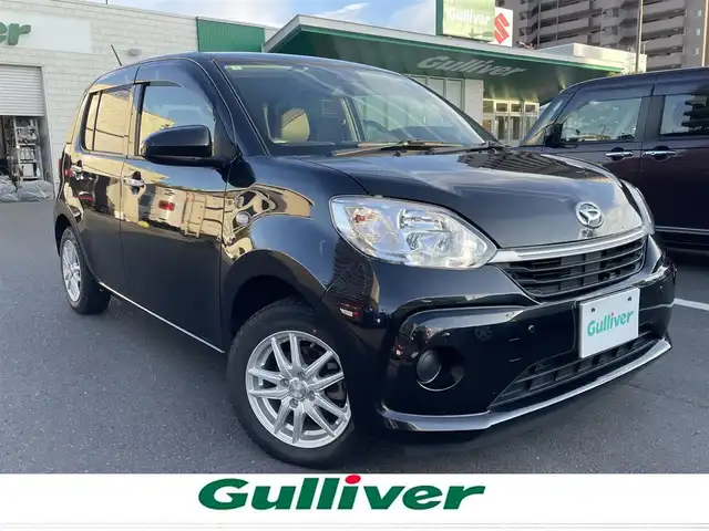 ダイハツ ブーン X Lパッケージ SAⅢ 島根県 2021(令3)年 4.3万km ブラックマイカメタリック 純正ディスプレイオーディオ　/ＤＶＤ再生　/Ｂｌｕｅｔｏｏｔｈ接続　/ＥＴＣ　/バックカメラ　/前後コーナーセンサー　/衝突回避支援ブレーキ機能　/オートハイビーム／ライト　/純正ＬＥＤヘッドライト　/純正フロアマット　/社外１４インチアルミホイール/サマータイヤ積み込み/・165/65/R14/・溝4ミリ