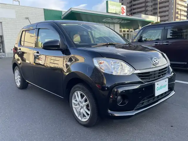 ダイハツ ブーン X Lパッケージ SAⅢ 島根県 2021(令3)年 4.3万km ブラックマイカメタリック 純正ディスプレイオーディオ　/ＤＶＤ再生　/Ｂｌｕｅｔｏｏｔｈ接続　/ＥＴＣ　/バックカメラ　/前後コーナーセンサー　/衝突回避支援ブレーキ機能　/オートハイビーム／ライト　/純正ＬＥＤヘッドライト　/純正フロアマット　/社外１４インチアルミホイール/サマータイヤ積み込み/・165/65/R14/・溝4ミリ