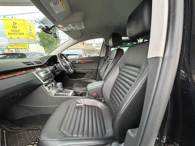 フォルクスワーゲン パサート TSI ハイライン BM 宮城県 2014(平26)年 11.5万km ディープブラックパールエフェクト フルセグテレビ/純正メモリナビ/パワーシート　D席N席/夏純正アルミ17インチ/冬純正アルミ16インチ/純正フロアマット/ヒートシーター/パーキングアシスト/コーナーセンサー/アイドリングストップ/レザーシート