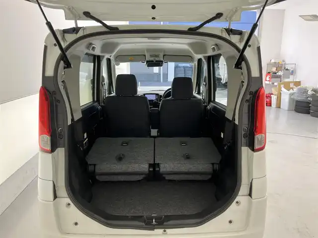 スズキ スペーシア G 滋賀県 2017(平29)年 4.8万km クリスタルホワイトP 社外ナビ/CD/DVD/USB/Bluetooth/ワンセグテレビ/デュアルカメラブレーキサポート/運転席シートヒーター /両側スライドドア/プッシュスタート /スマートキー