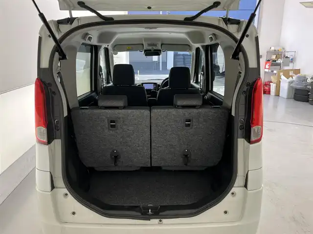 スズキ スペーシア G 滋賀県 2017(平29)年 4.8万km クリスタルホワイトP 社外ナビ/CD/DVD/USB/Bluetooth/ワンセグテレビ/デュアルカメラブレーキサポート/運転席シートヒーター /両側スライドドア/プッシュスタート /スマートキー