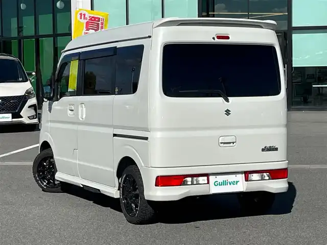 スズキ エブリィ ワゴン PZターボ スペシャル 奈良県 2019(平31)年 6.4万km パールホワイト ｃａｒｒｏｚｚｅｒｉａ７インチナビ（AVIC-RZ99）/（フルセグ／ＢＴ／ＣＤ／ＤＶＤ）/バックカメラ/衝突軽減システム/両側パワースライドドア/オートステップ/レザー調シートカバー/オートライト/電動格納ミラー/ステアリングスイッチ/前後ドライブレコーダー（DRV-630）/ＥＴＣ/G-SPEED14インチAW/保証書/取り扱い説明書/スペアキーX1