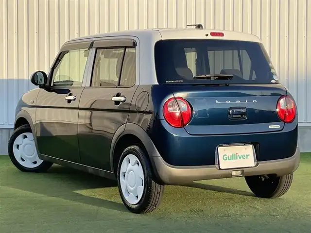 スズキ ラパン S セレクション 香川県 2018(平30)年 6.8万km ノクターンブルーパール/ホワイト2トーン 登録時走行距離：67410km/ディーラーOPカロッツェリア8型ナビ/　CD DVD BT フルセグTV/全方位カメラ/シートヒーター/衝突被害軽減装置/HIDヘッドライト/オートライト/横滑り防止装置/アイドリングストップ/ビルトインETC/ドライブレコーダー/革巻きステアリング/ステアリングスイッチ/プッシュスタート/スマートキー/スペアキー