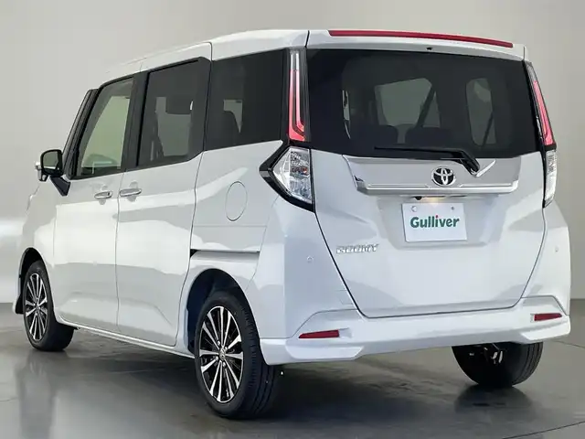 トヨタ ルーミー カスタムG－T 愛知県 2025(令7)年 0.1千km パールホワイトⅢ 登録済未使用車　純正９型ＤＡ　全方位カメラ　禁煙車　フルセグＴＶ　カープレイ　ＨＤＭＩ　スマアシ　衝突軽減装置　追従クルコン　両側パワスラ　ＬＥＤオートライト　コーナーセンサー　電動パーキング　禁煙車