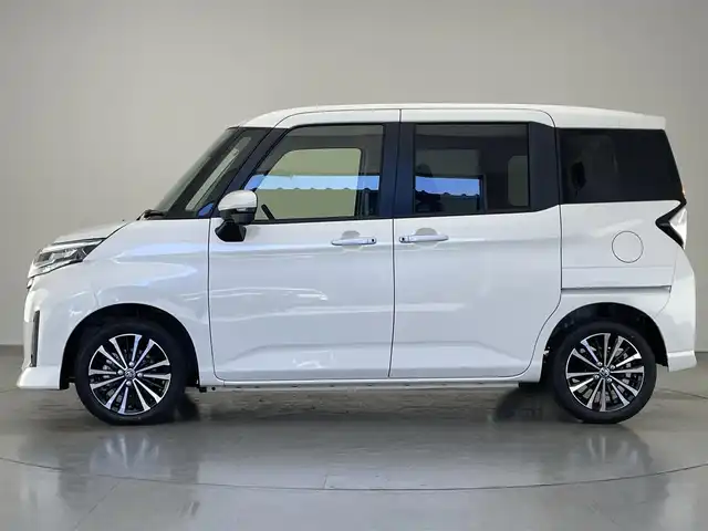 トヨタ ルーミー カスタムG－T 愛知県 2025(令7)年 0.1千km パールホワイトⅢ 登録済未使用車　純正９型ＤＡ　全方位カメラ　禁煙車　フルセグＴＶ　カープレイ　ＨＤＭＩ　スマアシ　衝突軽減装置　追従クルコン　両側パワスラ　ＬＥＤオートライト　コーナーセンサー　電動パーキング　禁煙車