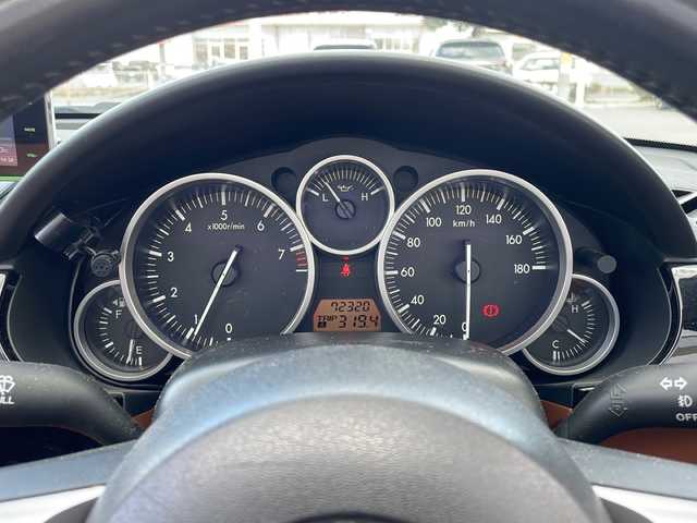 マツダ ロードスター RS RHT 山口県 2007(平19)年 7.3万km ストーミーブルーマイカ 純正HDDナビ/・CD/DVD/AM/FM/iPod/フルセグテレビ/バックカメラ/ETC/スマートキー/スペアキー有/キセノンヘッドライト/フォグランプ/17インチ純正アルミホイール/純正フロアマット/レザーシート/前席シートヒーター/横滑り防止装置/盗難防止装置/取扱説明書