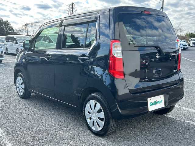 スズキ ワゴンＲ FX 千葉県 2015(平27)年 13.8万km ブルーイッシュブラックパール3 ナビAVN-G05　DVD　フルセグTV　エネチャージ　アイドリングストップ　ABS　キーレス　フロアマット　ドアバイザー