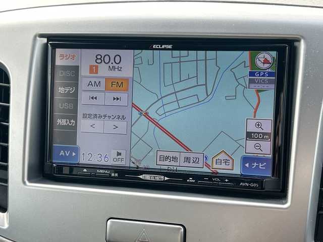 スズキ ワゴンＲ FX 千葉県 2015(平27)年 13.8万km ブルーイッシュブラックパール3 ナビAVN-G05　DVD　フルセグTV　エネチャージ　アイドリングストップ　ABS　キーレス　フロアマット　ドアバイザー