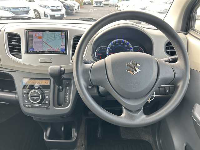 スズキ ワゴンＲ FX 千葉県 2015(平27)年 13.8万km ブルーイッシュブラックパール3 ナビAVN-G05　DVD　フルセグTV　エネチャージ　アイドリングストップ　ABS　キーレス　フロアマット　ドアバイザー
