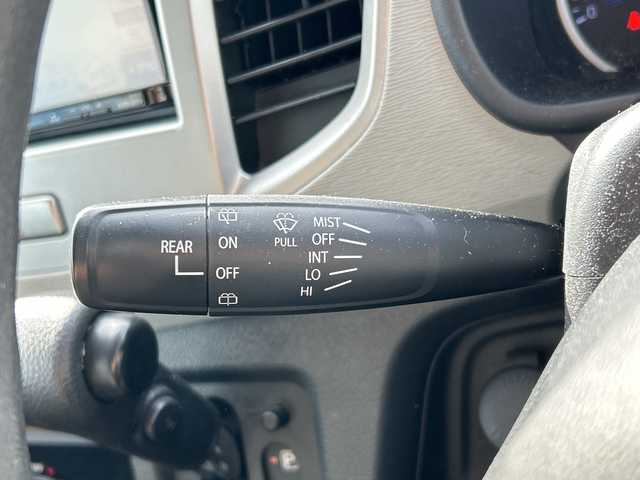 スズキ ワゴンＲ FX 千葉県 2015(平27)年 13.8万km ブルーイッシュブラックパール3 ナビAVN-G05　DVD　フルセグTV　エネチャージ　アイドリングストップ　ABS　キーレス　フロアマット　ドアバイザー