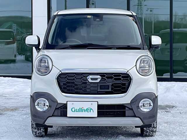 ダイハツ キャスト アクティバ G ターボ SAⅡ 道東・釧路十勝 2016(平28)年 7.5万km パールホワイトⅢ ・4WD/・社外メモリナビ(CN-RA07WD)/（BT/DVD/CD/SD/USB/AM/FM/フルセグ)/・バックカメラ/・衝突被害軽減システム/・車線逸脱警報/・横滑り防止装置/・アイドリングストップ/・ダウンヒルアシストコントロール/・スマートキー×2/・純正エンジンスターター/・プッシュスタート/・LEDヘッドライト/・オートライト/・フォグランプ/・ISO FIX