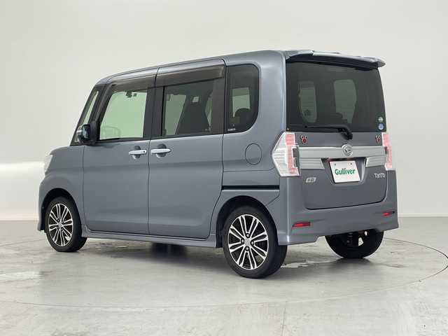 ダイハツ タント カスタム RS SA 愛知県 2014(平26)年 12.1万km タングステングレーM 純正ナビ/・Bluetooth/・SD録音/・CD/DVD/・フルセグテレビ　/バックカメラ/両側パワースライドドア/スマートキー/衝突軽減ブレーキ/ＥＴＣ/フロアマット/スペアキー/ＬＥＤヘッドライト/オートライト