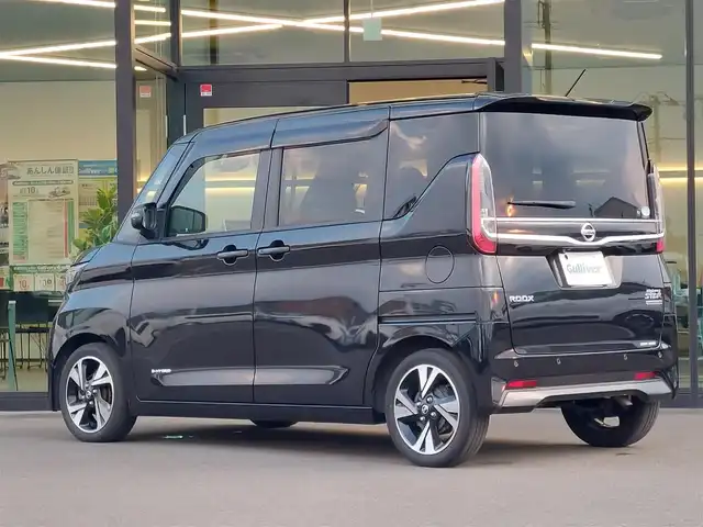 日産 ルークス HWS Gターボ プロパイロットED 東京都 2020(令2)年 3.3万km ブラック 純正ナビ/フルセグ/アラウンドビューモニター/ETC/ドライブレコーダー/プロパイロット/両側パワースライドドア/衝突軽減ブレーキ/レーンキープアシスト/レーダークルーズコントロール/コーナーセンサー/スマートキー