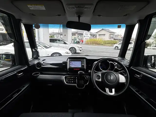 ホンダ Ｎ ＢＯＸ カスタム G Lパッケージ 熊本県 2013(平25)年 13.3万km ポリッシュドメタルメタリック 純正ナビ（VXM-128VS）/【ワンセグTV/CD/DVD】/バックカメラ/片側パワースライドドア/純正14インチAW/アイドリングストップ/横滑り防止/プッシュスタート/スマートキー/スペアキー/ウインカーミラー/純正フロアマット/ドアバイザー/取扱説明書