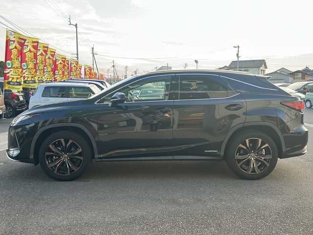 レクサス ＲＸ 450h バージョンL 香川県 2020(令2)年 6.7万km グラファイトブラックガラスフレーク 純正メーカーナビ（フルセグ/DVD/CD/BT）/パノラミックビューモニター/サンルーフ/ブラインドスポットモニター/ヘッドアップディスプレイ/パワーバックドア/全席パワーシート/シートヒーター/エアシート/コーナーセンサー/ステアリングヒーター/ETC/ドライブレコーダー