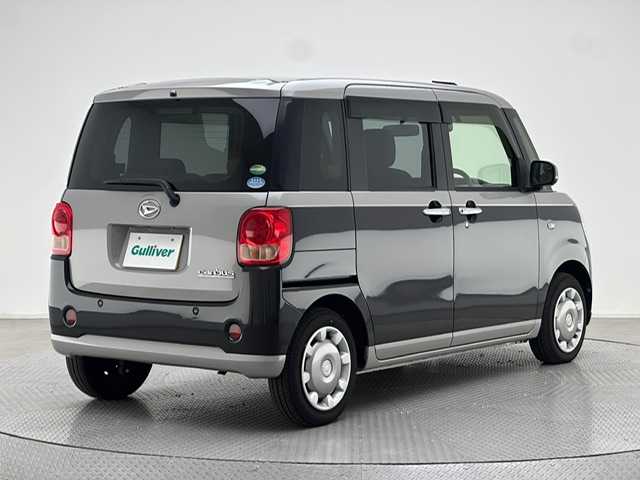 ダイハツ ムーヴ キャンバス X SA Ⅲ 兵庫県 2018(平30)年 4.6万km スムースグレーマイカメタリック/ブラックマイカメタリック 2トーン スマートアシストIII/純正CDチューナー/(AM＆FM＆CD＆AUX）/両側パワースライドドア/オートライト＆ハイビーム/スマートキー/プッシュスタート/電動格納ミラー/Aストップ/社外フロアマット/スペアキー有り