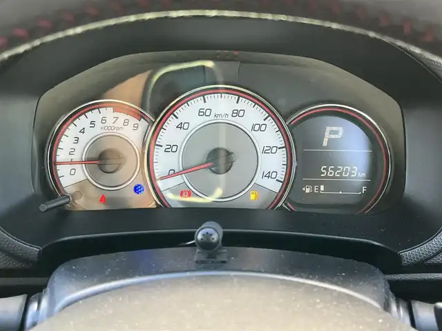 スズキ アルト ターボRS 奈良県 2017(平29)年 5.7万km ピュアレッド KENWOODナビ（KXM-E502V）/（フルセグ/BT/CD/DVD）/パドルシフト/衝突軽減システム/運転席シートヒーター/アイドリングストップ/横滑り防止/オートライト/電動格納ミラー/前後ドライブレコーダー/ETC/RAYS16インチAW/保証書/取り扱い説明書