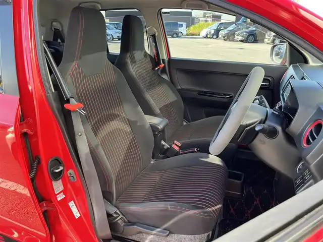 スズキ アルト ターボRS 奈良県 2017(平29)年 5.7万km ピュアレッド KENWOODナビ（KXM-E502V）/（フルセグ/BT/CD/DVD）/パドルシフト/衝突軽減システム/運転席シートヒーター/アイドリングストップ/横滑り防止/オートライト/電動格納ミラー/前後ドライブレコーダー/ETC/RAYS16インチAW/保証書/取り扱い説明書