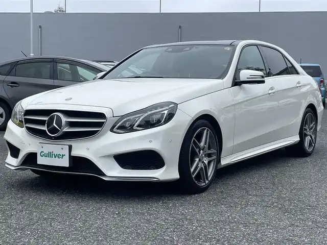 メルセデス・ベンツ Ｅ２５０ アバンギャルド 千葉県 2015(平27)年 3.4万km ダイヤモンドホワイト サンルーフ/純正ナビ(AM/FM/CD/DVD/フルセグ/USB)/アラウンドビューモニター/バックカメラ/クルーズコントロール(追従あり)/コーナーセンサー/ETC/オートライト/LEDヘッドライト/プッシュスタート/D/N側パワーシート/D/N側シートヒーター/フォグランプ
