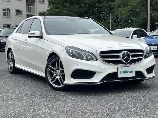 メルセデス・ベンツ Ｅ２５０ アバンギャルド 千葉県 2015(平27)年 3.4万km ダイヤモンドホワイト サンルーフ/純正ナビ(AM/FM/CD/DVD/フルセグ/USB)/アラウンドビューモニター/バックカメラ/クルーズコントロール(追従あり)/コーナーセンサー/ETC/オートライト/LEDヘッドライト/プッシュスタート/D/N側パワーシート/D/N側シートヒーター/フォグランプ