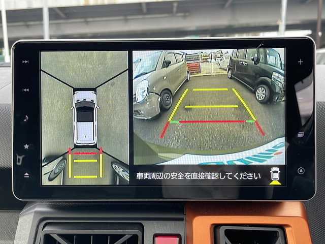 ダイハツ タフト G ターボ 東京都 2021(令3)年 3.7万km フォレストカーキメタリック 9インチメモリナビ　型式：NSZN-Y71DS/【TV/Bluetooth/DVD/CD】/バックカメラ/アラウンドビューモニター/ETC/スマートアシスト/・衝突軽減ブレーキ/・車線逸脱警報装置/・先行車発進お知らせ/・標識認識/・クリアランスソナー/D/N席シートヒーター/ガラスルーフ/電動パーキング/プッシュスタート/スマートキー×2/ステアリングスイッチ