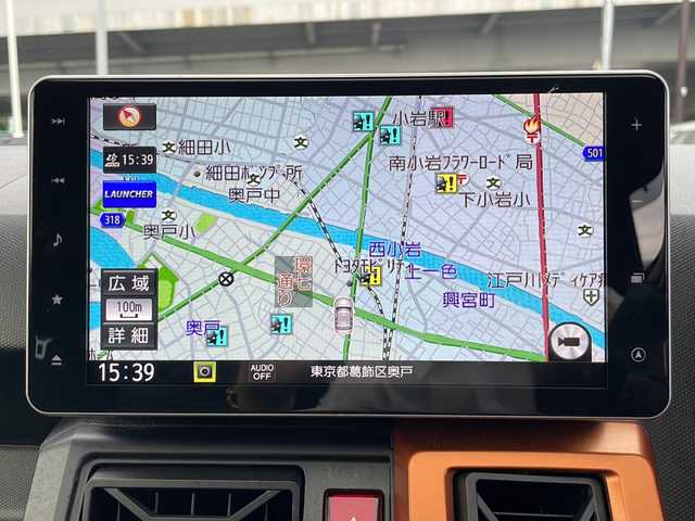 ダイハツ タフト G ターボ 東京都 2021(令3)年 3.7万km フォレストカーキメタリック 9インチメモリナビ　型式：NSZN-Y71DS/【TV/Bluetooth/DVD/CD】/バックカメラ/アラウンドビューモニター/ETC/スマートアシスト/・衝突軽減ブレーキ/・車線逸脱警報装置/・先行車発進お知らせ/・標識認識/・クリアランスソナー/D/N席シートヒーター/ガラスルーフ/電動パーキング/プッシュスタート/スマートキー×2/ステアリングスイッチ