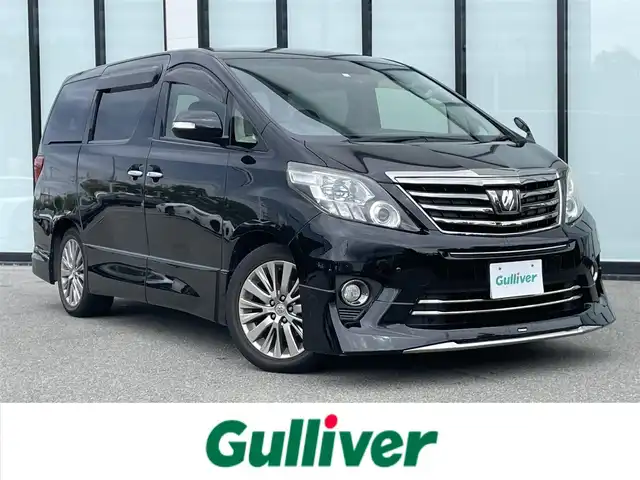 トヨタ アルファード 240S タイプゴールド 大阪府 2012(平24)年 6.4万km ブラック モデリスタエアロ　/純正HDDナビ　/　フルセグＴＶ／ＣＤ／ＤＶＤ／ＢＴ／ＭＳＶ　/バックカメラ　/両側パワースライドドア　/MTモード付AT　/クルーズコントロール　/フリップダウンモニター　/保温冷庫付きコンソールBOX