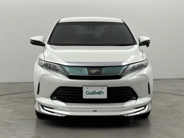 トヨタ ハリアー エレガンス 福岡県 2018(平30)年 6.4万km ホワイトパールクリスタルシャイン モデリスタフロントエアロ　/純正ナビ　/バックカメラ　/ビルトインＥＴＣ　/レーダークルーズコントロール　/コーナーセンサー　/衝突軽減ブレーキ　/レーンキープ　/アイドリングストップ　/ＭＴモード付ＡＴ　/純正１７インチＡＷ