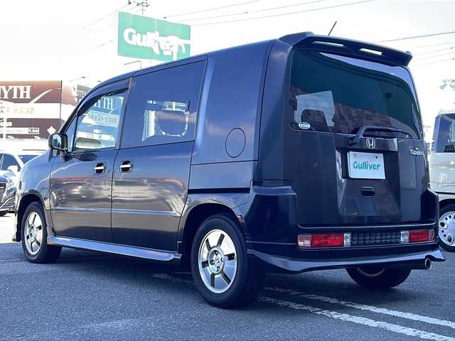 ホンダ モビリオ スパイク A Lパッケージ 徳島県 2002(平14)年 1.6万km 黒 ターボ/純正オーディオ　（MD）/純正14インチアルミホイール/純正ドアバイザー/電動格納ミラー/フルフラットシート/フォグライト/ダブルエアバック/キセノンヘッドライト/両側スライドドア/スペアキー/リモコンキー