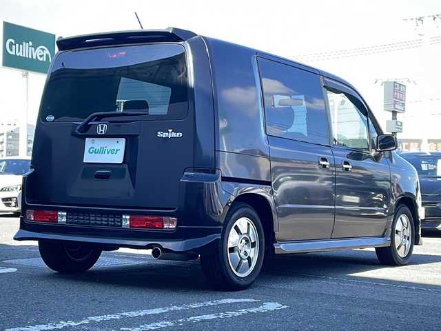 ホンダ モビリオ スパイク A Lパッケージ 徳島県 2002(平14)年 1.6万km 黒 ターボ/純正オーディオ　（MD）/純正14インチアルミホイール/純正ドアバイザー/電動格納ミラー/フルフラットシート/フォグライト/ダブルエアバック/キセノンヘッドライト/両側スライドドア/スペアキー/リモコンキー