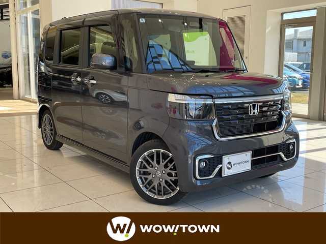 ホンダ Ｎ ＢＯＸ カスタム ターボ 埼玉県 2024(令6)年 0.8万km メテオロイドグレーメタリック ホンダセンシング/純正9インチメモリーナビ/　　CD/DVD/BT/USB/フルセグ/カープレイ/バックカメラ/両側電動スライドドア/レーダークルーズコントロール/レーンキープアシスト/コーナーセンサー/LEDヘッドライト/ハーフレザーシート/シートヒーター/純正15インチアルミホイール/パドルシフト/オートブレーキホールド/ETC/スマートキー×2/禁煙車