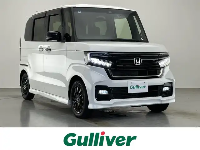 ホンダ Ｎ ＢＯＸ カスタム L スタイル+ブラック 愛知県 2022(令4)年 1.7万km プラチナホワイトパール 社外ナビ　バックカメラ　禁煙　シートヒーター　両側パワスラ　フルセグ　ＥＴＣ　ドラレコ　ホンダセンシング　衝突軽減　追従クルコン　ＬＥＤライト　オートハイビーム　フォグ　電子パーキング　スマートキー