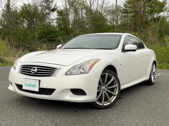日産 スカイライン 370GT Type S 青森県 2009(平21)年 15.1万km クリスタルホワイトパール FR駆動/6速MT/純正HDDナビ/　 AM/FM/BT/CFカード/CD/DVD/AUX/アナログTV/バックカメラ/HIDオートライト/フォグランプ/パワーシート/純正19インチアルミホイール/スマートキー/スタッドレスタイヤ付き社外アルミホイール保管/　 (225/50/R18)