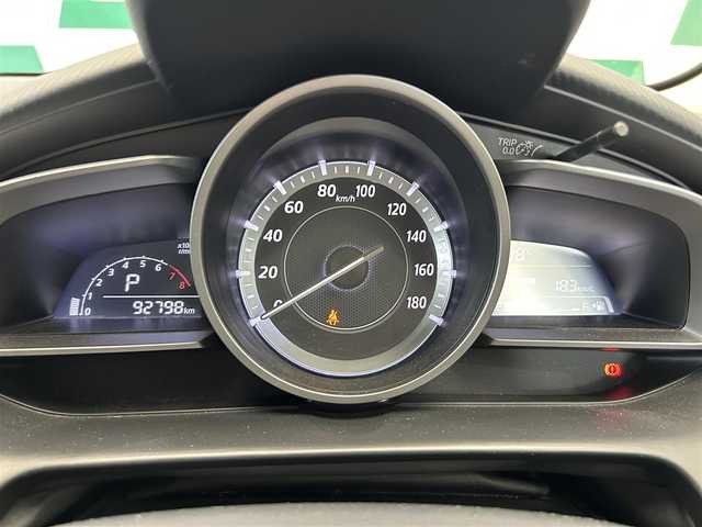 マツダ デミオ 13S 鹿児島県 2015(平27)年 9.3万km ディープクリスタルブルーマイカ 純正ナビ/(AUX/Bluetooth/AM/FM)/社外ETC/純正LEDヘッドライト/オートライト/MTモード付AT/社外前後ドライブレコーダー/アイドリングストップ/横滑り防止装置/衝突被害軽減システム/電格ミラー/純正フロアマット