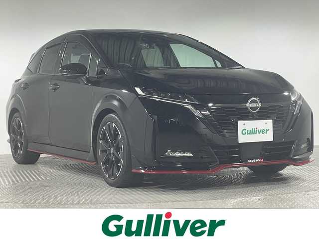 日産 オーラ ニスモ 神奈川県 2022(令4)年 2.2万km スーパーブラック 9インチ日産コネクトナビ　/NISMO ‐AM/FM/TV/BT/USB/AndroidAuto/AppleCarPlay　　/アラウンドビューモニター　/エマージェンシーブレーキ　/プロパイロット　/前後ソナー　/ワイヤレス充電　/インテリジェントルームミラー　/オートホールド　/ステアリングヒーター　/革巻きステアリング　/ウィンカーミラー　/前後ドラレコ