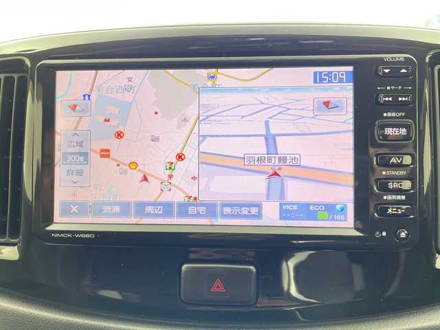 ダイハツ ミラ イース G SA 愛知県 2016(平28)年 1.8万km シャイニングレッド カーボン調ステッカールーフ/ワンオーナー/社外メモリナビ・ワンセグTV/スマートキー/エンジンプッシュスタート/ミラー型ドライブレコーダー/アイドンリグストップ/純正14インチAW/衝突被害軽減ブレーキ