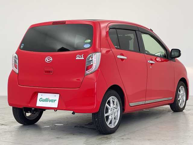 ダイハツ ミラ イース G SA 愛知県 2016(平28)年 1.8万km シャイニングレッド カーボン調ステッカールーフ/ワンオーナー/社外メモリナビ・ワンセグTV/スマートキー/エンジンプッシュスタート/ミラー型ドライブレコーダー/アイドンリグストップ/純正14インチAW/衝突被害軽減ブレーキ