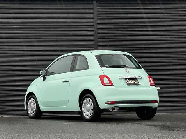 フィアット ５００ 1．2 ポップ 山梨県 2017(平29)年 4.3万km LATTE MENTA 純正ディスプレイオーディオ/Bluetooth/USB/AUX/ETC/CITYモード/半革/純正フロアマット/リモコンキー