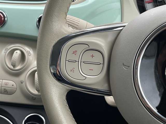 フィアット ５００ 1．2 ポップ 山梨県 2017(平29)年 4.3万km LATTE MENTA 純正ディスプレイオーディオ/Bluetooth/USB/AUX/ETC/CITYモード/半革/純正フロアマット/リモコンキー