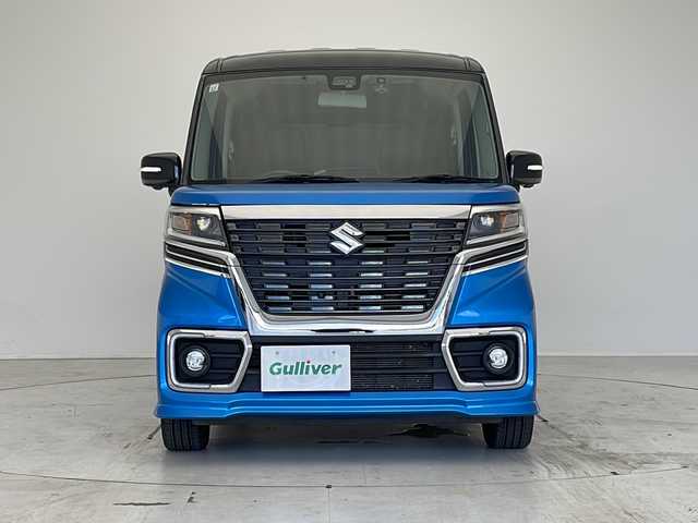 スズキ スペーシア カスタム HYBRID XS ターボ 愛知県 2019(令1)年 2.4万km ブリスクブルーメタリック/ブラック2トーンルーフ 衝突軽減システム/8型ナビ/フリップダウンモニター/全方位カメラ/両側パワースライドドア/クルーズコントロール/シートヒーター/フルセグ/CD DVD/Bluetooth/バックカメラ/コーナーセンサー/純正アルミホイール/LEDヘッドライト/パドルシフト/オートマチックハイビーム/ドライブレコーダー/ETC/ステアリングスイッチ/スマートキー/プッシュスタート