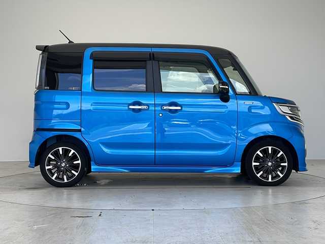 スズキ スペーシア カスタム HYBRID XS ターボ 愛知県 2019(令1)年 2.4万km ブリスクブルーメタリック/ブラック2トーンルーフ 衝突軽減システム/8型ナビ/フリップダウンモニター/全方位カメラ/両側パワースライドドア/クルーズコントロール/シートヒーター/フルセグ/CD DVD/Bluetooth/バックカメラ/コーナーセンサー/純正アルミホイール/LEDヘッドライト/パドルシフト/オートマチックハイビーム/ドライブレコーダー/ETC/ステアリングスイッチ/スマートキー/プッシュスタート