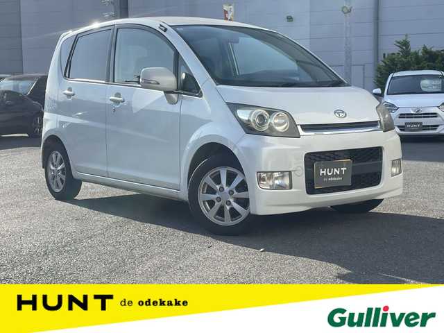 ダイハツ ムーヴ カスタム メモリアルエディション 千葉県 2007(平19)年 7.5万km パールホワイトⅢ ユーザー買取車両/社外オーディオ(DEH-4200)/スマートキー/プッシュスタート/電動格納ミラー