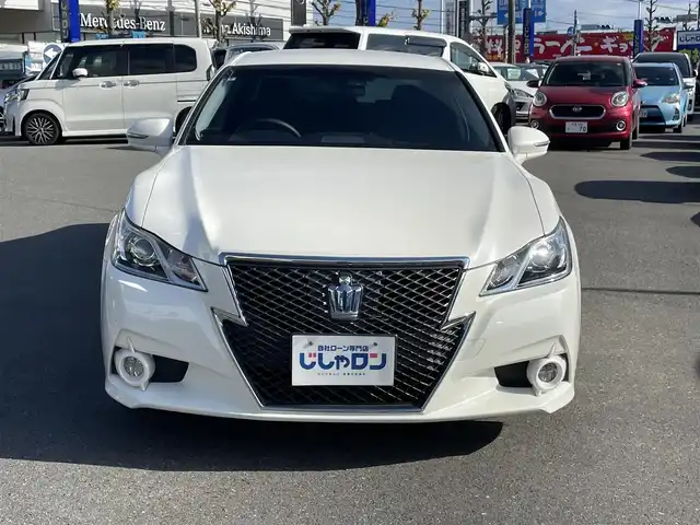 トヨタ クラウン ハイブリッド アスリートS 東京都 2013(平25)年 12.6万km ホワイトパールクリスタルシャイン (株)IDOMが運営する【じしゃロン昭島店】の自社ローン対象車両になります。こちらは現金ご利用時の価格です。自社ローンご希望の方は別途その旨お申付け下さい。					純正8インチナビ/パワーシート/シートヒーター/クルーズコントロール/ETC/ドライブレコーダー/ステアリングヒーター/DVD/フルセグTV/オートライト/フォグランプ/純正アルミホイール/バックカメラ/純正フロアマット/カーテンエアバック/禁煙車