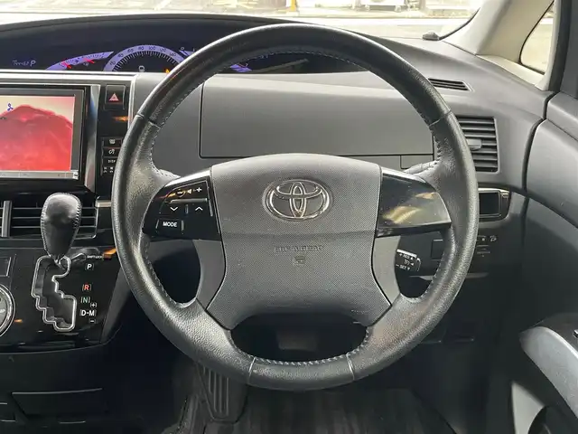 トヨタ エスティマ アエラス 愛知県 2012(平24)年 14.5万km ホワイトパールクリスタルシャイン /当店買取/禁煙/1オーナー//純正8インチナビNHZN-X62G//地デジ/HDD/CD/DVD/USB/VTR/Bluetooth//純正フリップダウンモニター//バックカメラ//両側Pスライドドア//HID/Aライト//クルーズコントロール//純正18アルミ//ビルトインETC//純正Fマット/ドアバイザー//保証書/取説/ナビ取説/スペアキー