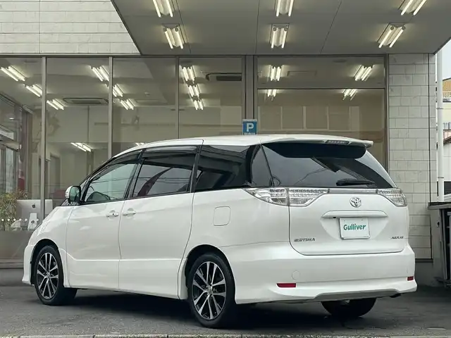 トヨタ エスティマ アエラス 愛知県 2012(平24)年 14.5万km ホワイトパールクリスタルシャイン /当店買取/禁煙/1オーナー//純正8インチナビNHZN-X62G//地デジ/HDD/CD/DVD/USB/VTR/Bluetooth//純正フリップダウンモニター//バックカメラ//両側Pスライドドア//HID/Aライト//クルーズコントロール//純正18アルミ//ビルトインETC//純正Fマット/ドアバイザー//保証書/取説/ナビ取説/スペアキー