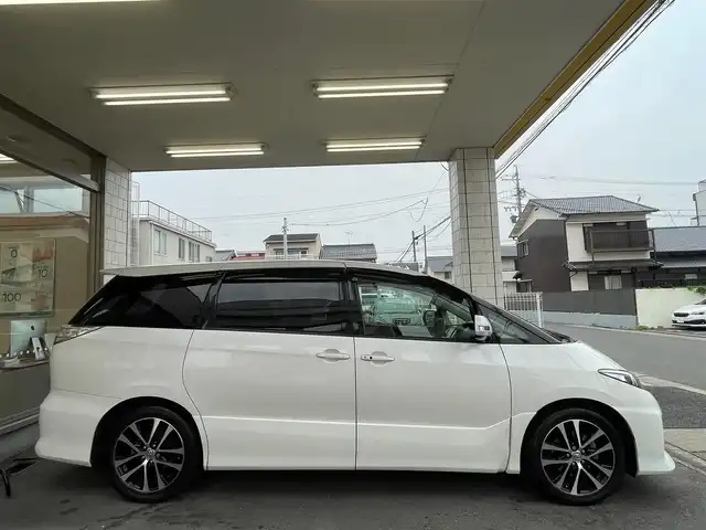 トヨタ エスティマ アエラス 愛知県 2012(平24)年 14.5万km ホワイトパールクリスタルシャイン /当店買取/禁煙/1オーナー//純正8インチナビNHZN-X62G//地デジ/HDD/CD/DVD/USB/VTR/Bluetooth//純正フリップダウンモニター//バックカメラ//両側Pスライドドア//HID/Aライト//クルーズコントロール//純正18アルミ//ビルトインETC//純正Fマット/ドアバイザー//保証書/取説/ナビ取説/スペアキー